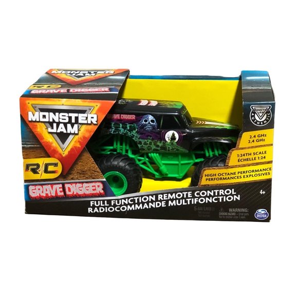 MonsterJam Toys Monster Jam Rc Remote Control Grave Digger Poshmark